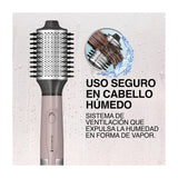 Remington Wet 2 Style Cepillo Secador 2-en-1 | Revestimiento Cerámico | Wet & Dry | Rosa