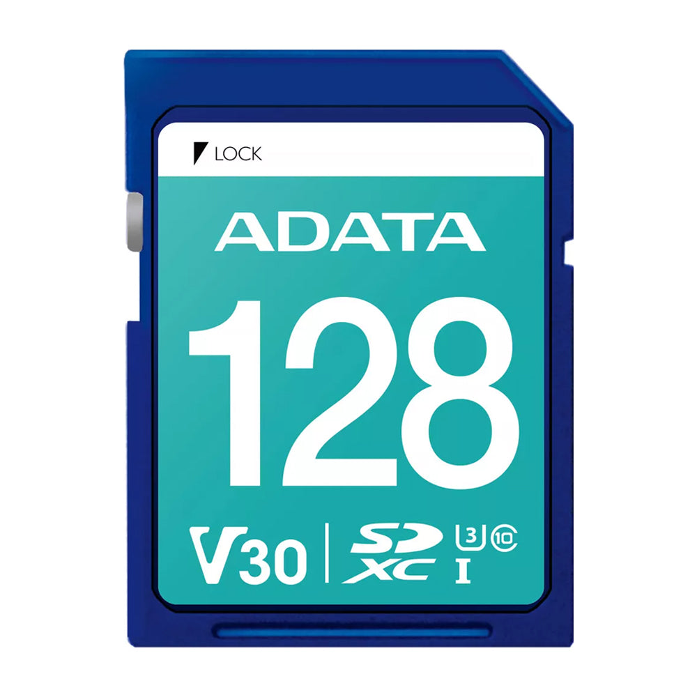 ADATA Memoria SDXC de 128GB | UHS-I | V30 | U3 | Clase 10 | 100Mb/s