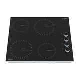 Drija Bari 60-A Estufa Empotrable Eléctrica de Vitrocerámica | 4 Quemadores | 9 Niveles de Temperatura