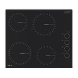 Drija Bari 60-A Estufa Empotrable Eléctrica de Vitrocerámica | 4 Quemadores | 9 Niveles de Temperatura