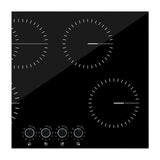 Drija Bari 76 Estufa Empotrable Eléctrica de Vitrocerámica | 4 Quemadores | 9 Niveles de Temperatura