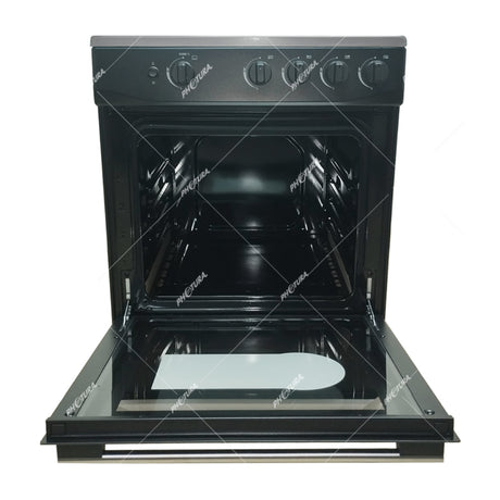 Sankey Estufa a Gas de Acero Inoxidable | Enc. Eléctrico | 24" | 4 Quemadores | Negro