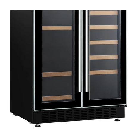 DRIJA Bere 20 Vinera Empotrable de Compresor Inverter de 20 Botellas | Rejillas de Madera Deslizables