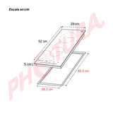 Drija Berlín 30 Estufa Empotrable Eléctrica de Vitrocerámica | 2 Quemadores | Control Táctil