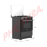 Sankey Estufa a Gas de Acero Inoxidable | Enc. Eléctrico | Tapa | 30" | 5 Quemadores | Negro