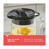 Black & Decker Ice Crush Licuadora de 8 Velocidades | Función de Pulso | Base Metálica | Jarra de Vidrio | 1.25L | 700W | Plateado