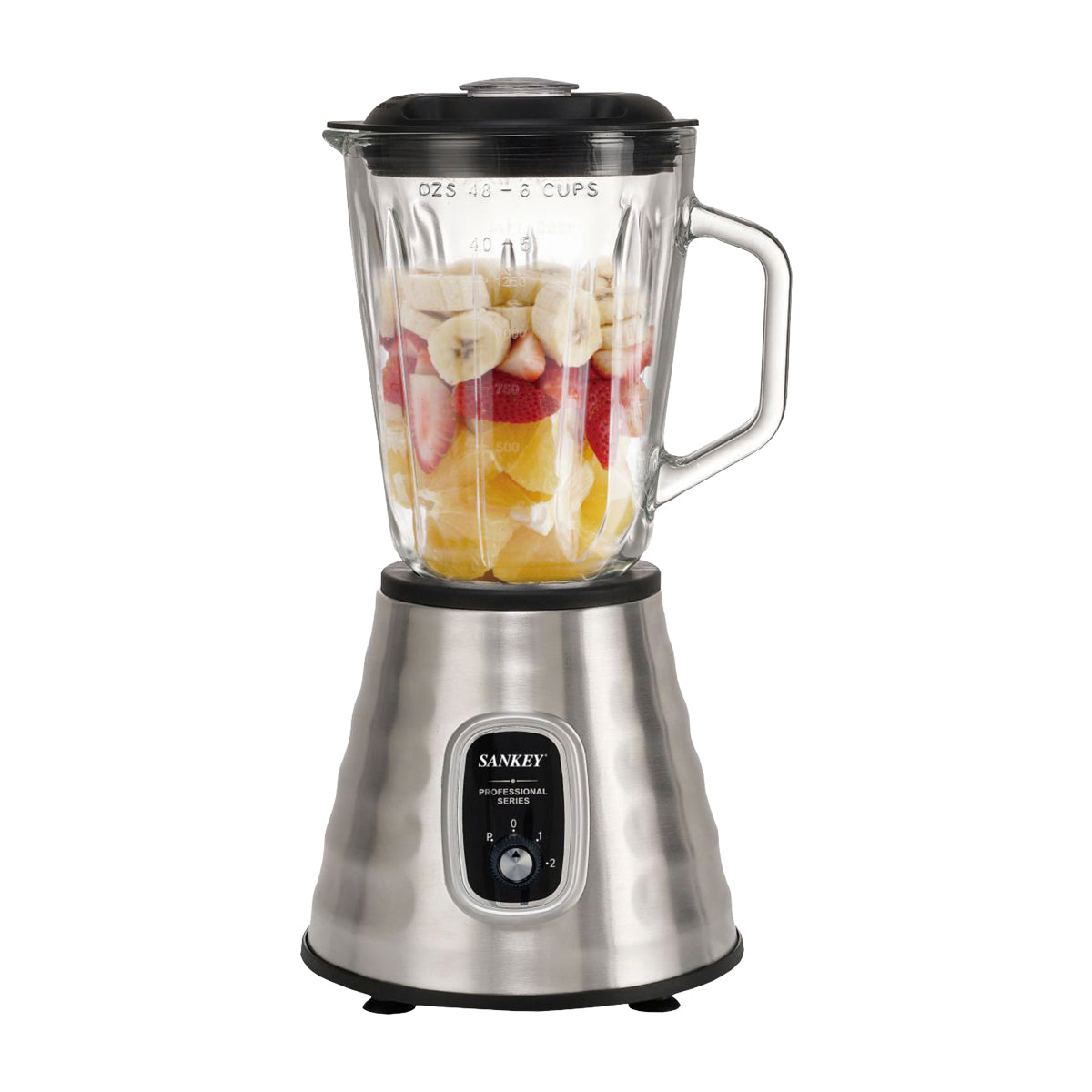 Sankey Licuadora de 2 Velocidades | Función de Pulso | Jarra de Vidrio | 1.5L | 500W