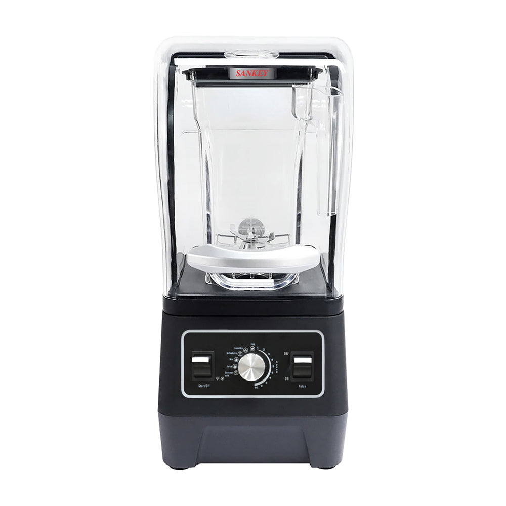 Sankey Licuadora de 10 Velocidades | Cubierta de Sonido | Función de Pulso | Jarra de Policarbonato | 1.6L | 1800W | Negro