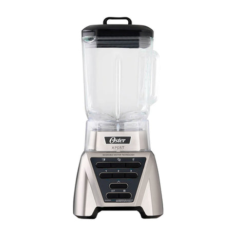 Oster BLST3AC2T Xpert Series Licuadora de 3 Velocidades | Programas Automáticos | Tritan | Pulso | Tecnología Reversible | All-Metal-Drive | 2L | 1500W | Plateado