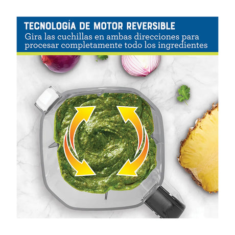 Oster BLST3AC2T Xpert Series Licuadora de 3 Velocidades | Programas Automáticos | Tritan | Pulso | Tecnología Reversible | All-Metal-Drive | 2L | 1500W | Plateado