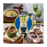 Oster BLST3AC2T Xpert Series Licuadora de 3 Velocidades | Programas Automáticos | Tritan | Pulso | Tecnología Reversible | All-Metal-Drive | 2L | 1500W | Plateado