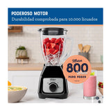 Oster BLSTKAGBRD Licuadora de 2 Velocidades | Boroclass | All-Metal Drive | Función de Pulso | 1.5L | 800W | Negro