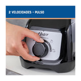 Oster BLSTKAGBRD Licuadora de 2 Velocidades | Boroclass | All-Metal Drive | Función de Pulso | 1.5L | 800W | Negro