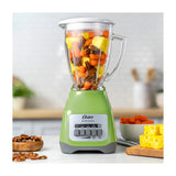 Oster BLSTKAGKPB Licuadora de 2 Velocidades | Boroclass | All-Metal Drive | 1.5L | 800W | Verde