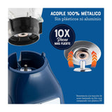 Oster BLSTKAGLPB Licuadora de 2 Velocidades | Boroclass | All-Metal Drive | Función de Pulso | 1.5L | 800W | Azul