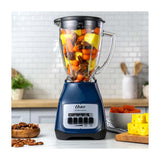 Oster BLSTKAGLPB Licuadora de 2 Velocidades | Boroclass | All-Metal Drive | Función de Pulso | 1.5L | 800W | Azul