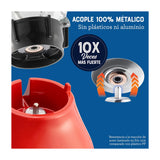 Oster BLSTKAGRPB Licuadora de 2 Velocidades | Boroclass | All-Metal Drive | Función de Pulso | 1.5L | 800W | Rojo