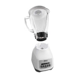 Oster BLSTKAGWPB Licuadora de 2 Velocidades | Boroclass | All-Metal Drive | Función de Pulso | 1.5L | 800W | Blanco