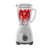 Oster BLSTKAGWRD Licuadora de 2 Velocidades | Boroclass | All-Metal Drive | Función de Pulso | 1.5L | 800W | Blanco