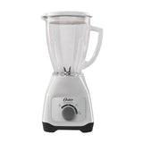 Oster BLSTKAGWRD Licuadora de 2 Velocidades | Boroclass | All-Metal Drive | Función de Pulso | 1.5L | 800W | Blanco
