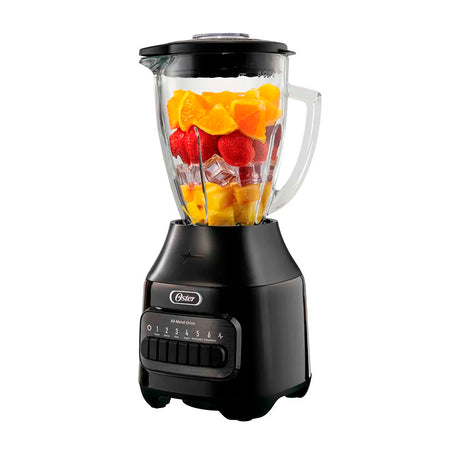 Oster BLSTPEGBPB Licuadora de 6 Velocidades | Boroclass | All-Metal Drive | Función de Pulso | 1.5L | 800W | Negro