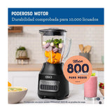 Oster BLSTPEGBPB Licuadora de 6 Velocidades | Boroclass | All-Metal Drive | Función de Pulso | 1.5L | 800W | Negro