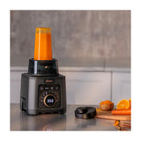 Oster BLSTXTXG013 Xpert Series Licuadora Profesional de 5 Velocidades | Boroclass | Tecnología Reversible | Función de Calentamiento para Sopas y Salsas | 2.5L | 2200W | Negro