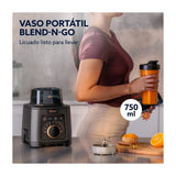 Oster BLSTXTXG013 Xpert Series Licuadora Profesional de 5 Velocidades | Boroclass | Tecnología Reversible | Función de Calentamiento para Sopas y Salsas | 2.5L | 2200W | Negro