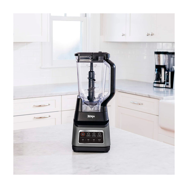 Ninja Professional Plus Blender Licuadora de 3 Velocidades | Auto-IQ | Tecnología Total Crushing | Función de Pulso | 2.13L | 1400W | Gris
