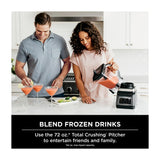 Ninja Professional Plus Duo Licuadora / Extractor de Nutrientes de 3 Velocidades | Auto IQ | Tecnología Total Crushing | Pulso | 0.71L & 2.1L | 1400W | Gris Negro