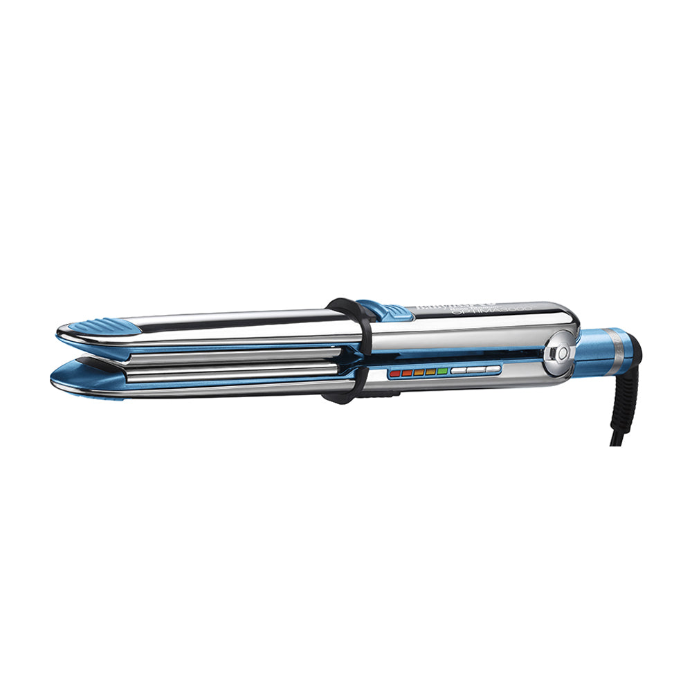 BaBylissPRO Optima 3000 Plancha Alisadora y Rizador para el Cabello | Acero Inox. | Nano Titanium | 1.25"