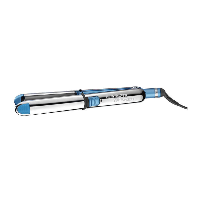 BaBylissPRO Optima 3000 Plancha Alisadora y Rizador para el Cabello | Acero Inox. | Nano Titanium | 1.25"