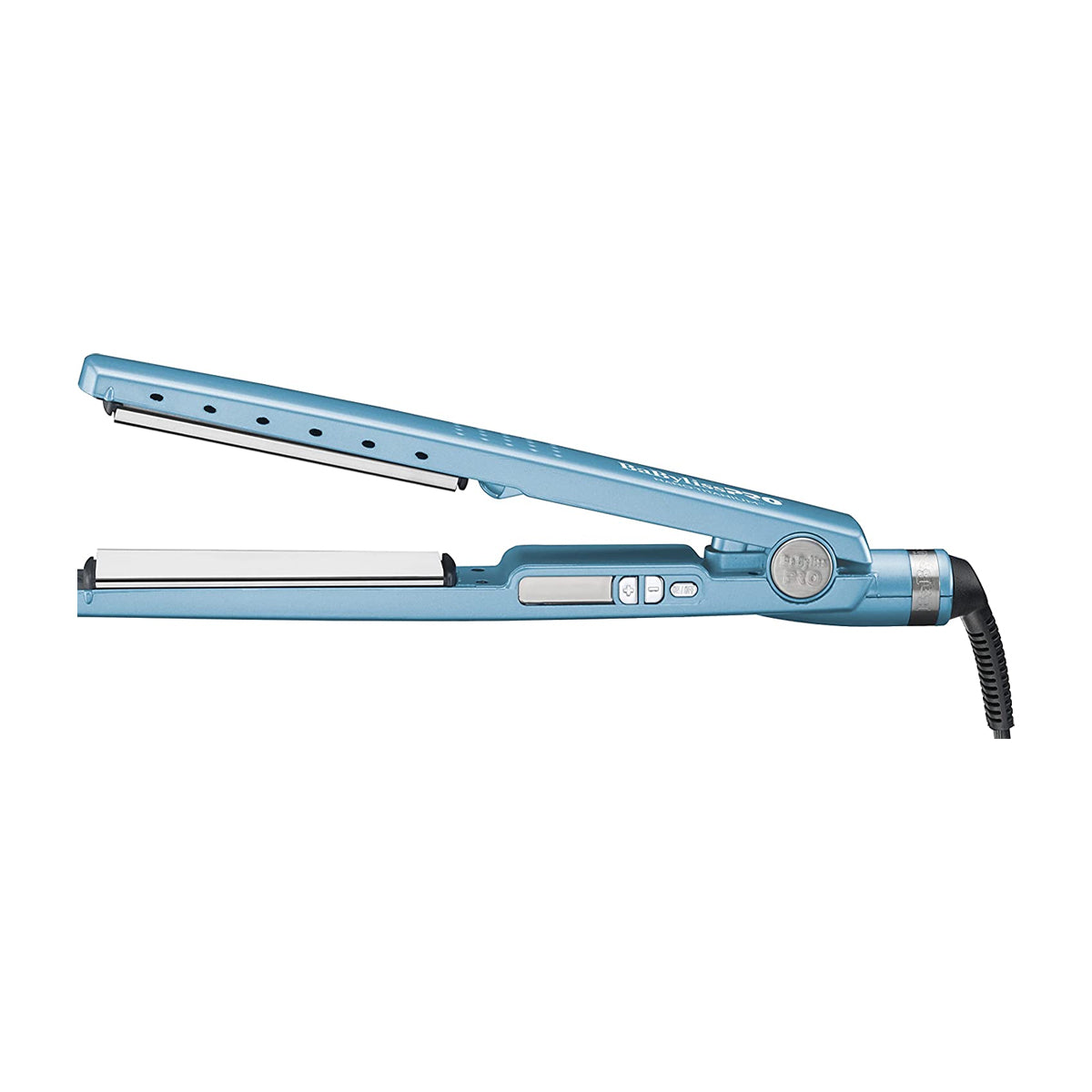 BaBylissPRO Plancha Alisadora para el Cabello | Nano Titanium | Digital | 1.25" | Azul