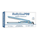 BaBylissPRO Plancha Alisadora para el Cabello | Nano Titanium | Digital | 1.25" | Azul