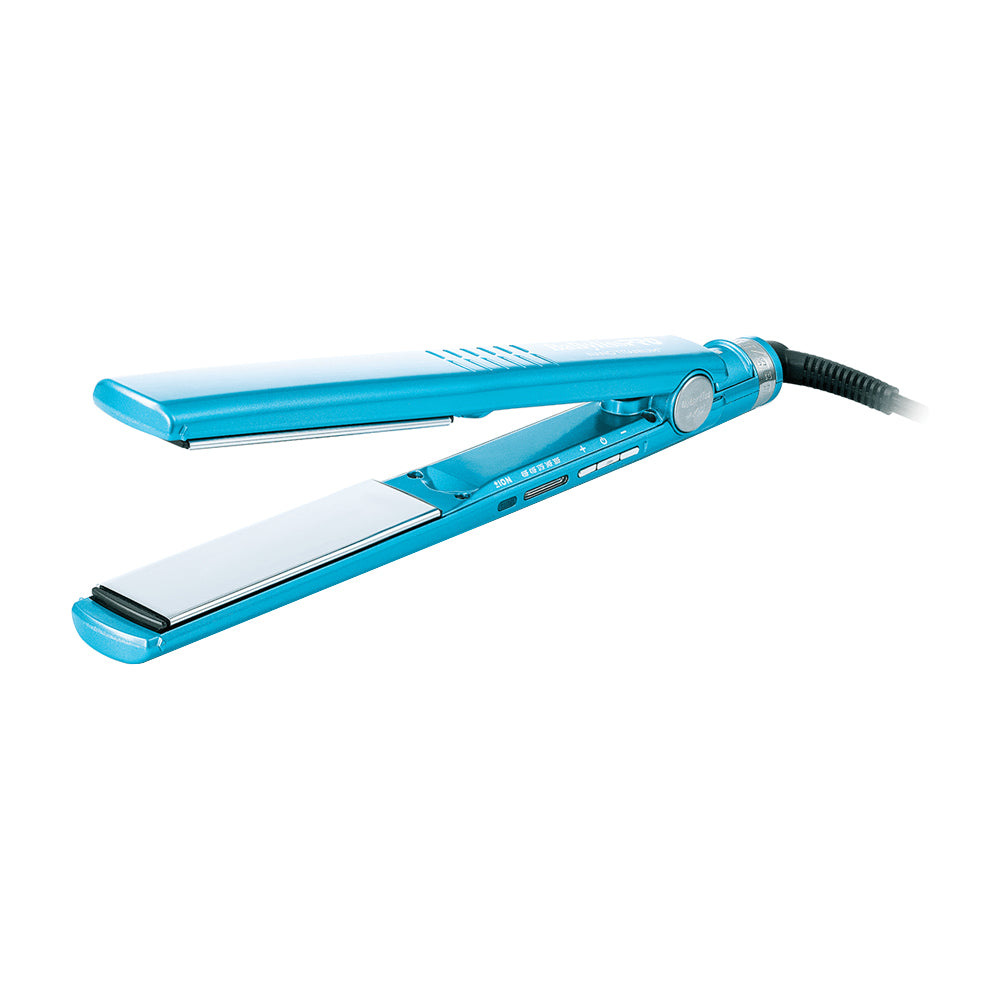 BaBylissPRO Plancha Alisadora para el Cabello | Nano Titanium | Digital | 1.75 | Azul