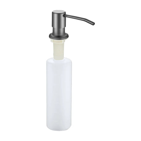 DRIJA Bolonia 84 Fregador Moderno de Acero Inoxidable | Sistema Anti Reboso | Enjuagador de Vasos | Dispensador de Jabón
