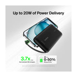 Belkin BoostCharge Power Bank Batería Portátil para Smartphones y Tablets | 10000Mah | Negro