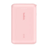 Belkin BoostCharge Power Bank Batería Portátil para Smartphones y Tablets | 10000Mah | Rosado