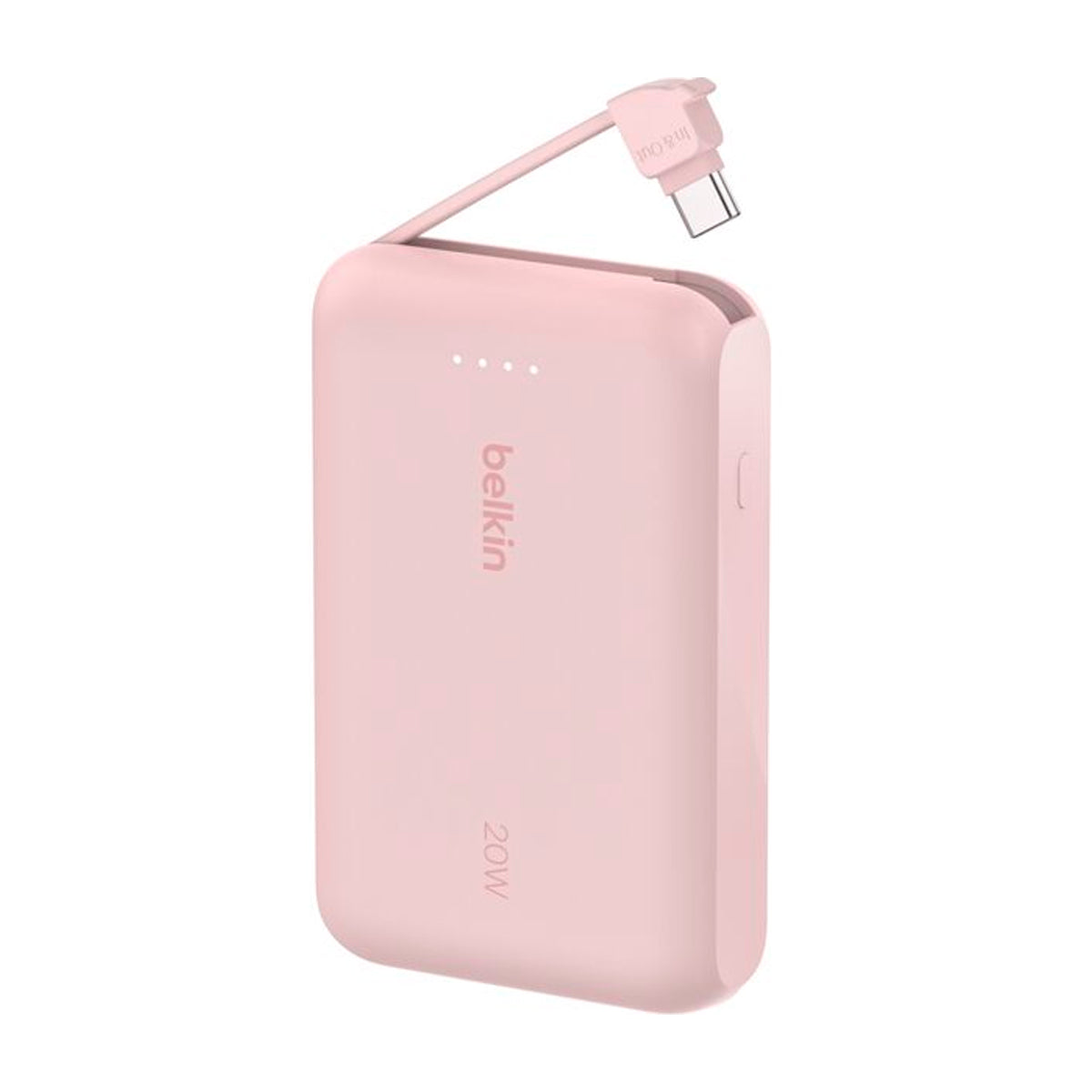 Belkin BoostCharge Power Bank Batería Portátil para Smartphones y Tablets | 10000Mah | Rosado