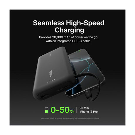 Belkin BoostCharge Power Bank Batería Portátil para Smartphones y Tablets | 20000Mah | Negro