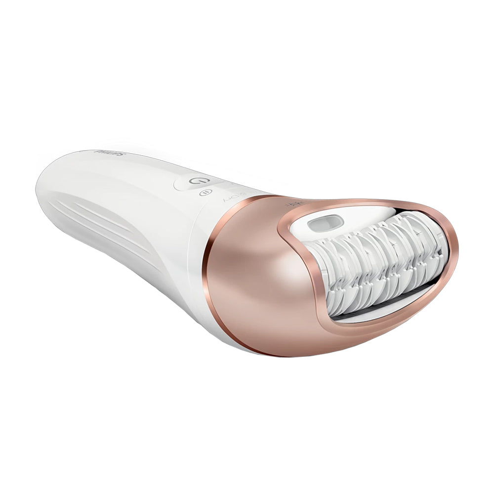 Philips Depiladora Inalámbrica Recargable Satinelle Prestige en Seco y Húmedo de 8 piezas