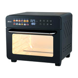 Drija Bruschetta 25L-B Horno Eléctrico con Freidora de Aire 12-en-1 de 25L | Cocción 360° | Puerta de Vidrio | 1440W | Negro