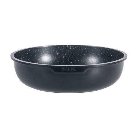 DRIJA Bucatini 19-B Juego de Ollas y Sartenes | Asas Desmotables | Antiadherente | Calor uniforme | Negro
