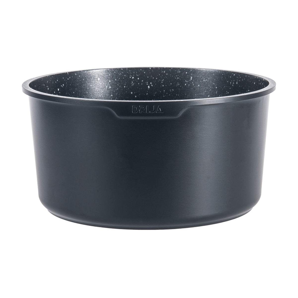 Drija Bucatini 19-B Juego de Ollas y Sartenes | Asas Desmotables | Antiadherente | Calor uniforme | Negro