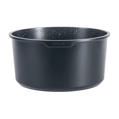 DRIJA Bucatini 19-B Juego de Ollas y Sartenes | Asas Desmotables | Antiadherente | Calor uniforme | Negro