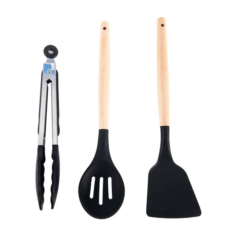 DRIJA Bucatini 19-B Juego de Ollas y Sartenes | Asas Desmotables | Antiadherente | Calor uniforme | Negro