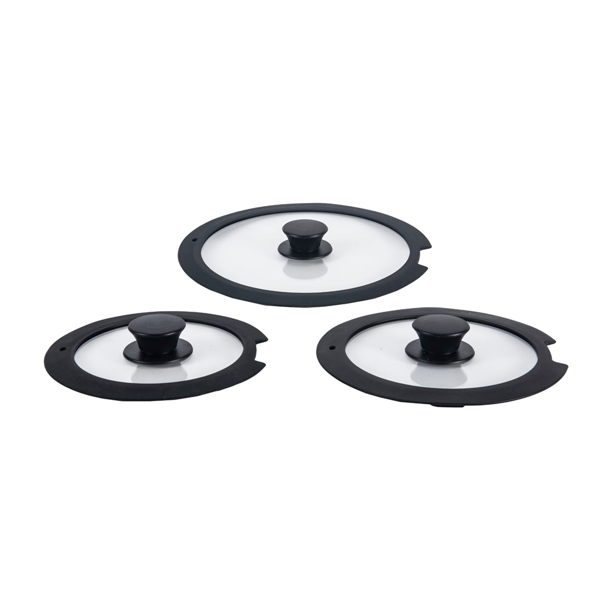 Drija Bucatini 19-B Juego de Ollas y Sartenes | Asas Desmotables | Antiadherente | Calor uniforme | Negro