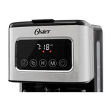 Oster BVSTDCSC4404 Cafetera de 8 Tazas | Filtro Reutilizable | Jarra Térmica | Negro Plateado