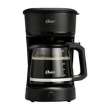 Oster BVSTDCS121B Cafetera de 12 Tazas | Filtro Permanente Lavable | Interruptor Iluminado | Pausa y Servir | Negro