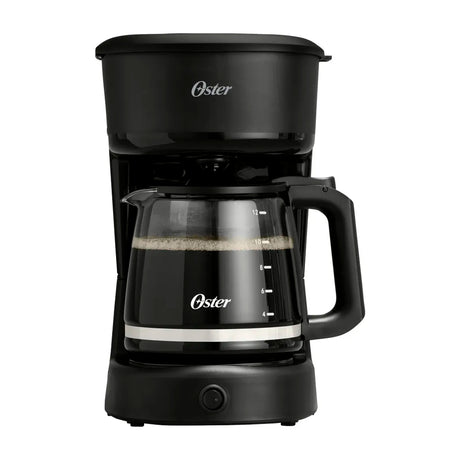 Oster BVSTDCS121B Cafetera de 12 Tazas | Filtro Permanente Lavable | Interruptor Iluminado | Pausa y Servir | Negro